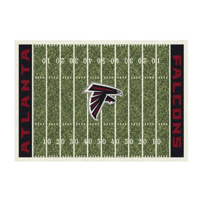 Atlanta Falcons Homefield 6x8 Football Field Area Rug