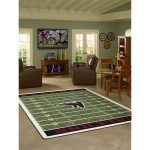 Atlanta Falcons Homefield 8x11 Football Field Area Rug