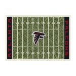 Atlanta Falcons Homefield 8x11 Football Field Area Rug