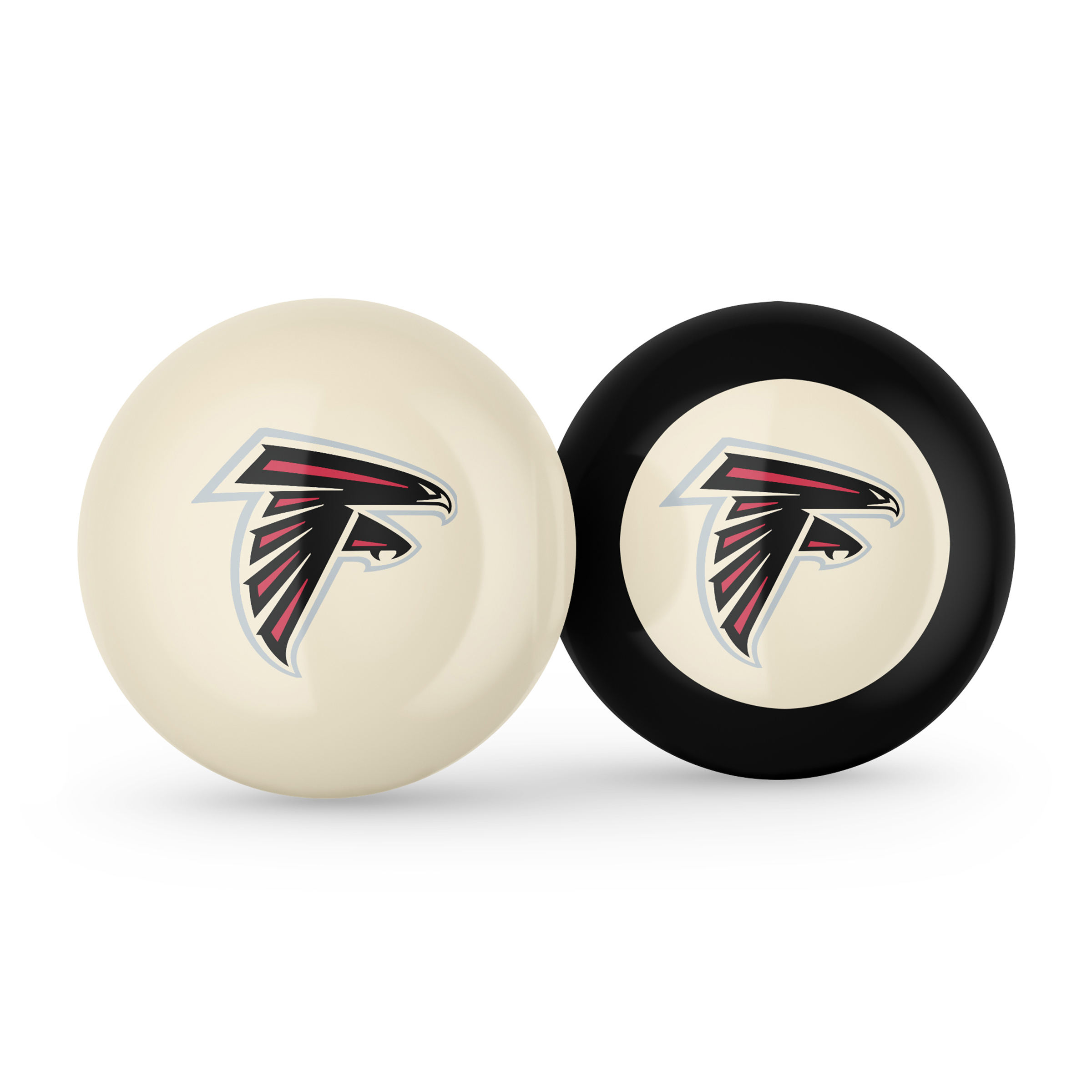 Atlanta Falcons Polyester Logo Cue and Eight Ball 2 Atlanta Falcons Polyester Logo Cue and Eight Ball - Image 2