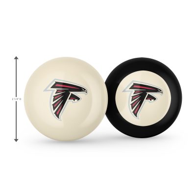 Atlanta Falcons Polyester Logo Cue and Eight Ball
