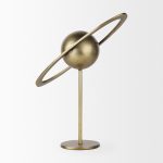 Atlas 15.0L x 7.0W x 16.0H Gold Metal Solar System Ornament