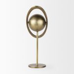 Atlas 15.0L x 7.0W x 16.0H Gold Metal Solar System Ornament