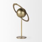Atlas 15.0L x 7.0W x 16.0H Gold Metal Solar System Ornament