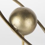 Atlas 15.0L x 7.0W x 16.0H Gold Metal Solar System Ornament