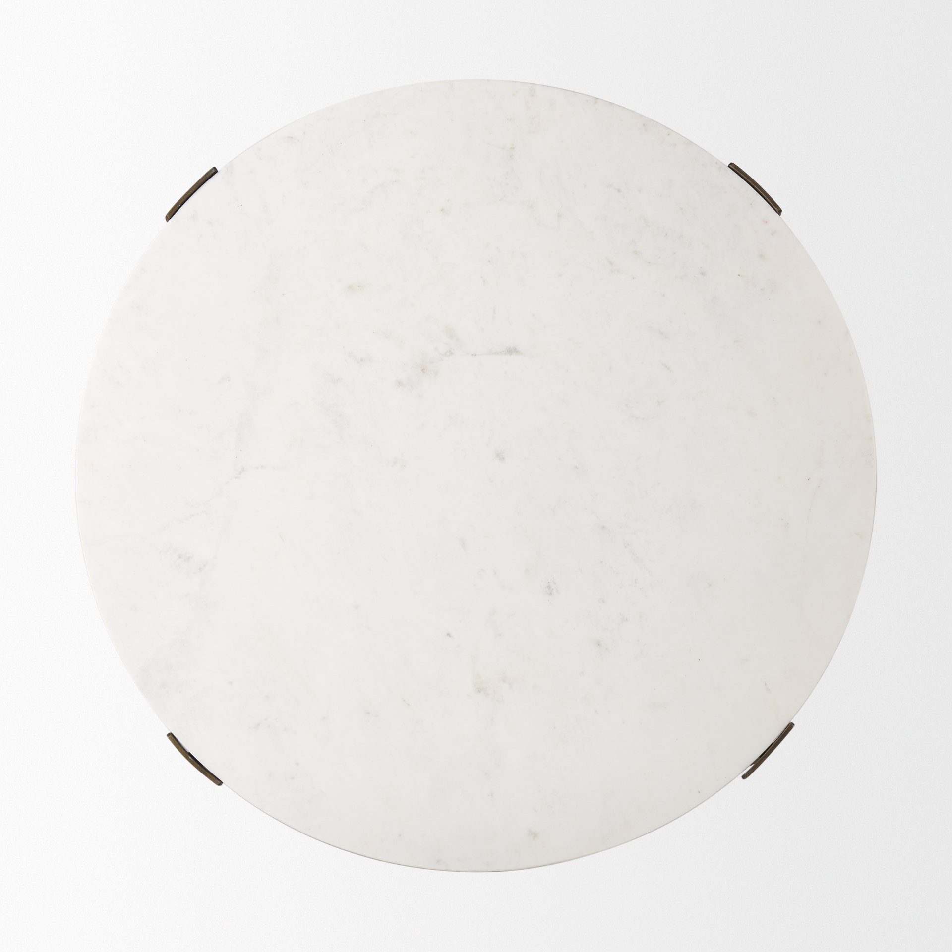 Atticus Marble and Antiqued Gold Metal Coffee Table 6 Atticus Marble and Antiqued Gold Metal Coffee Table - Image 6