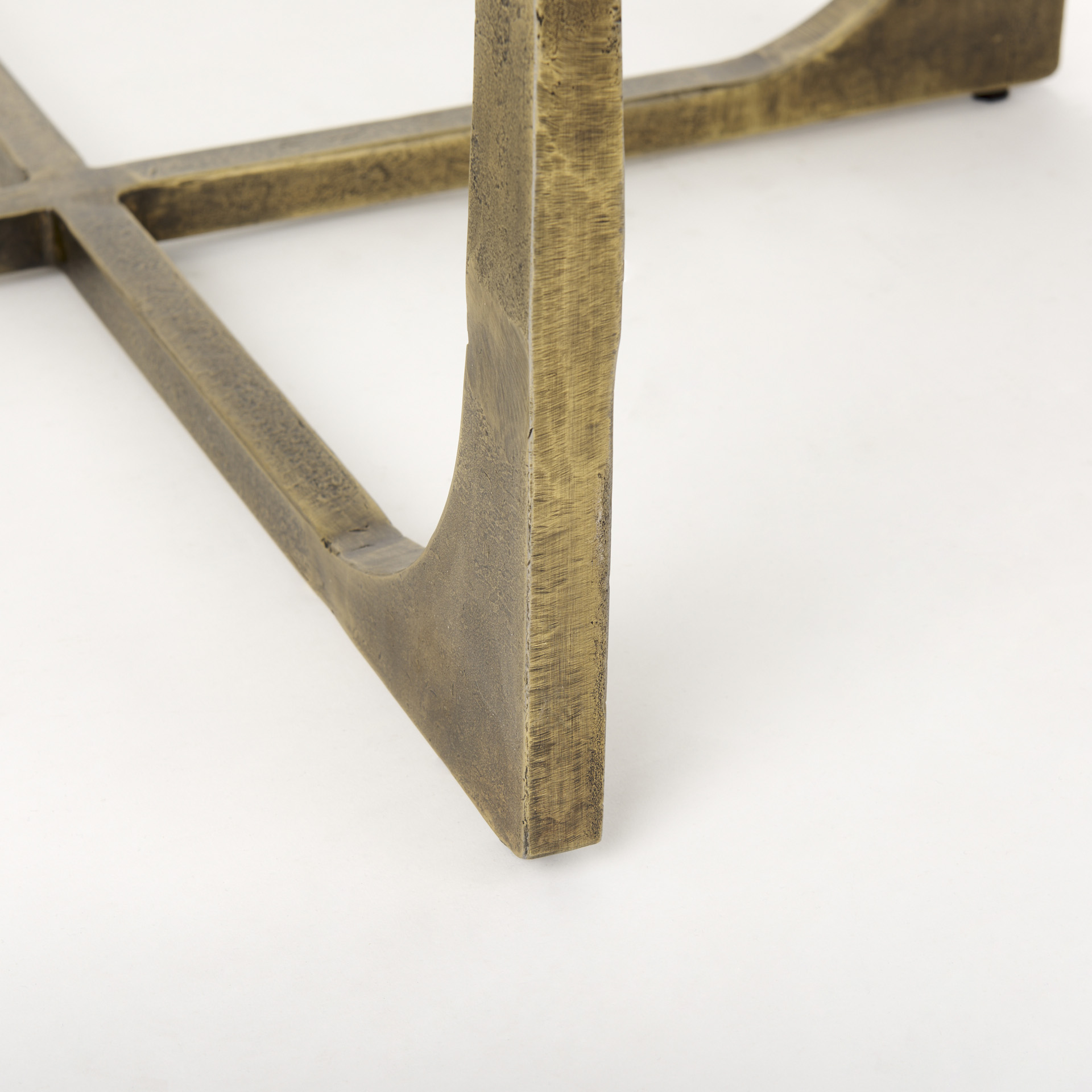 Atticus Marble and Antiqued Gold Metal Coffee Table 9 Atticus Marble and Antiqued Gold Metal Coffee Table - Image 9