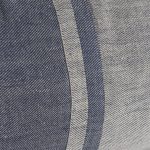 Aubrielle 14L x 26W Gray and Blue Fabric Color Blocked Decorative Pillow Cover
