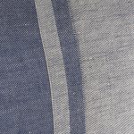 Aubrielle 20L x 20W Gray and Blue Fabric Color Blocked Decorative Pillow Cover