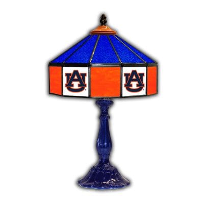 Auburn University 21-inch Glass Table Lamp
