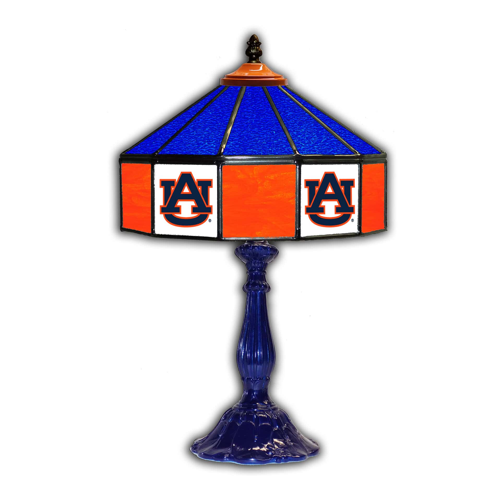 Auburn University 21-inch Glass Table Lamp 1 Auburn University 21-inch Glass Table Lamp