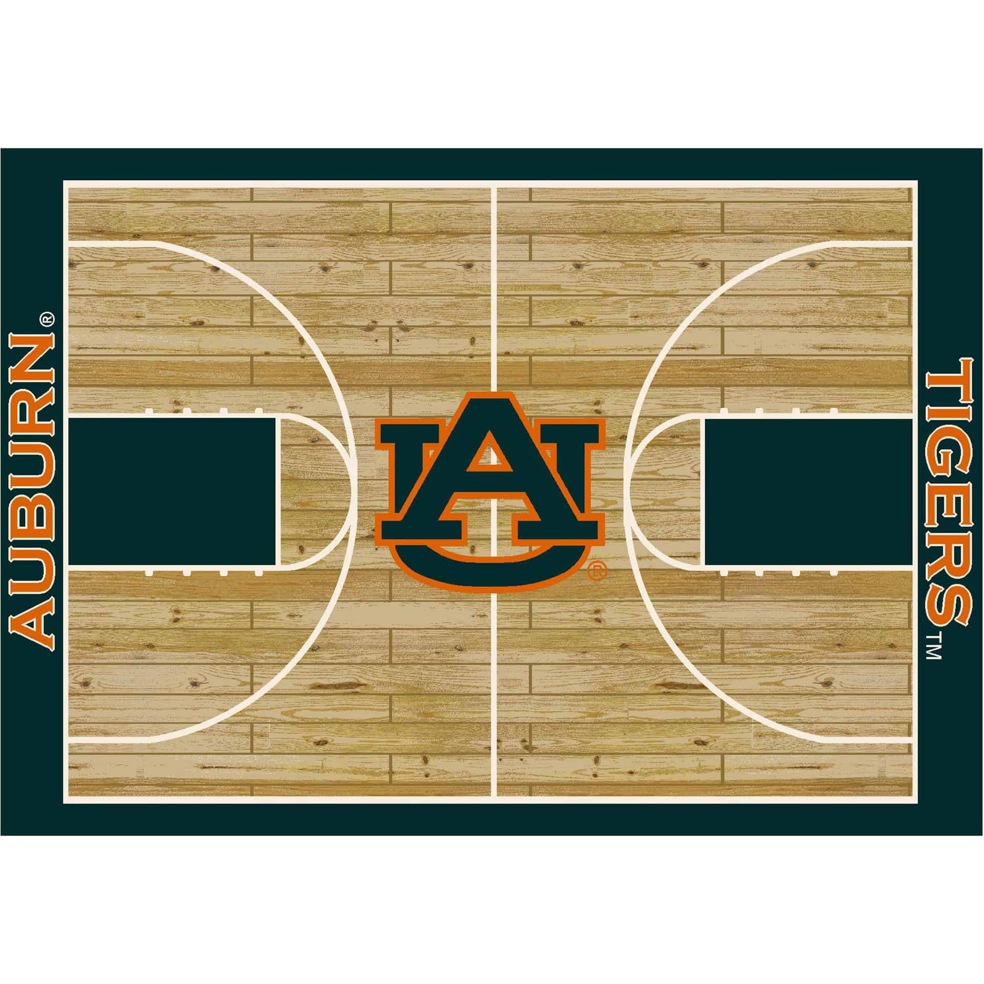 Auburn University 8x11 Courtside Rug 2 Auburn University 8x11 Courtside Rug - Image 2