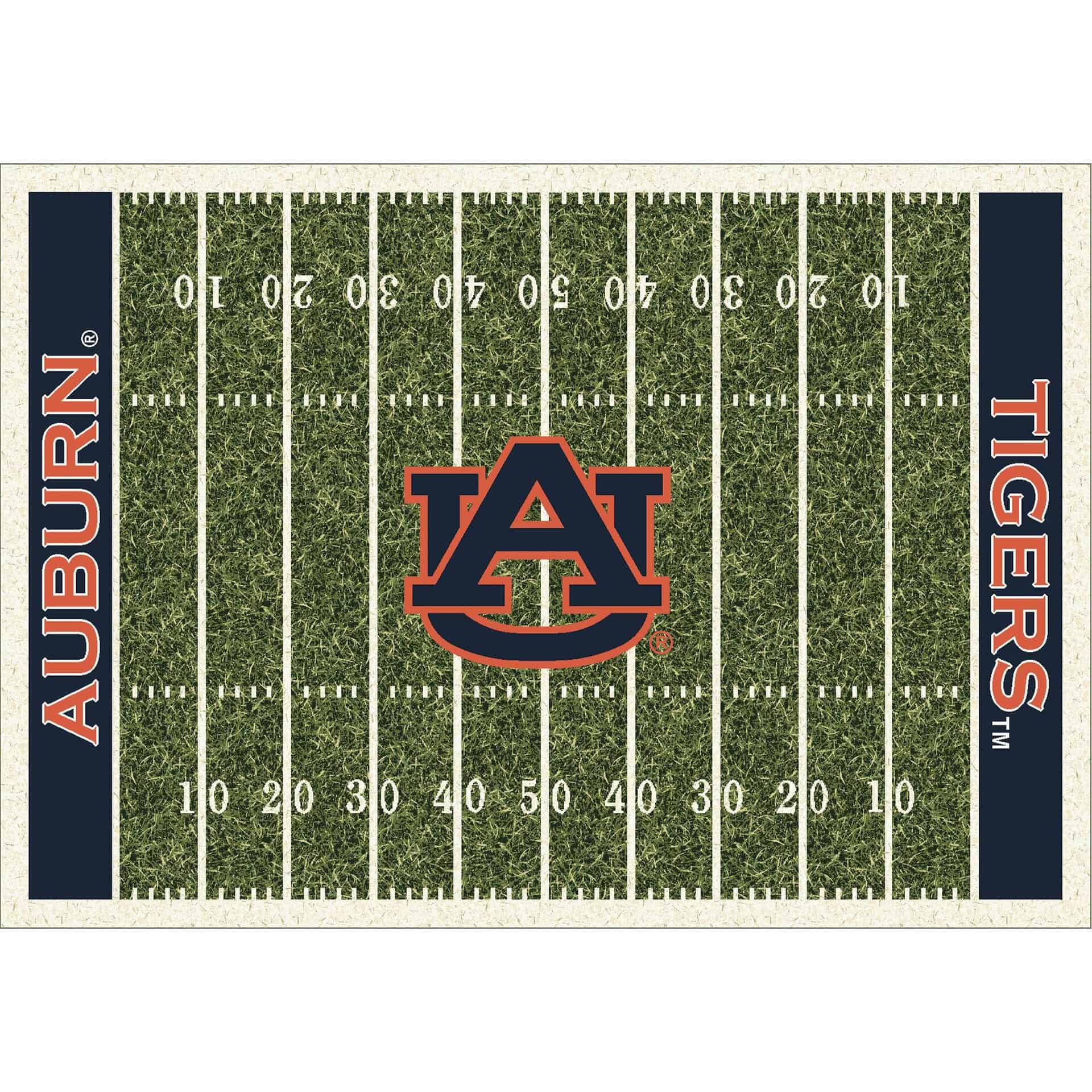 Auburn University 8x11 Homefield Rug 1 Auburn University 8x11 Homefield Rug