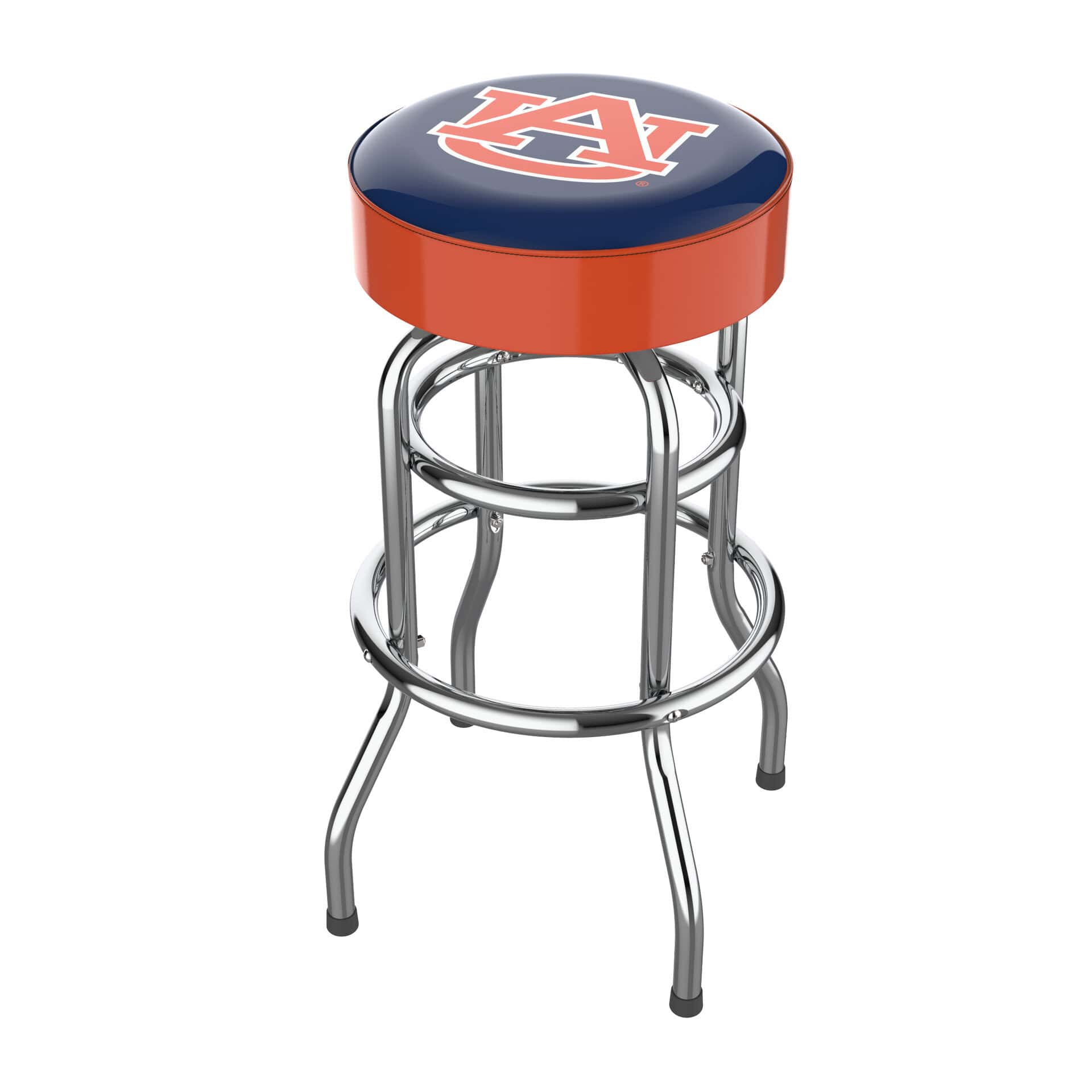 Auburn University Chrome Bar Stool 2 Auburn University Chrome Bar Stool - Image 2