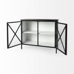 Aurelia Two Door Glass Cabinet