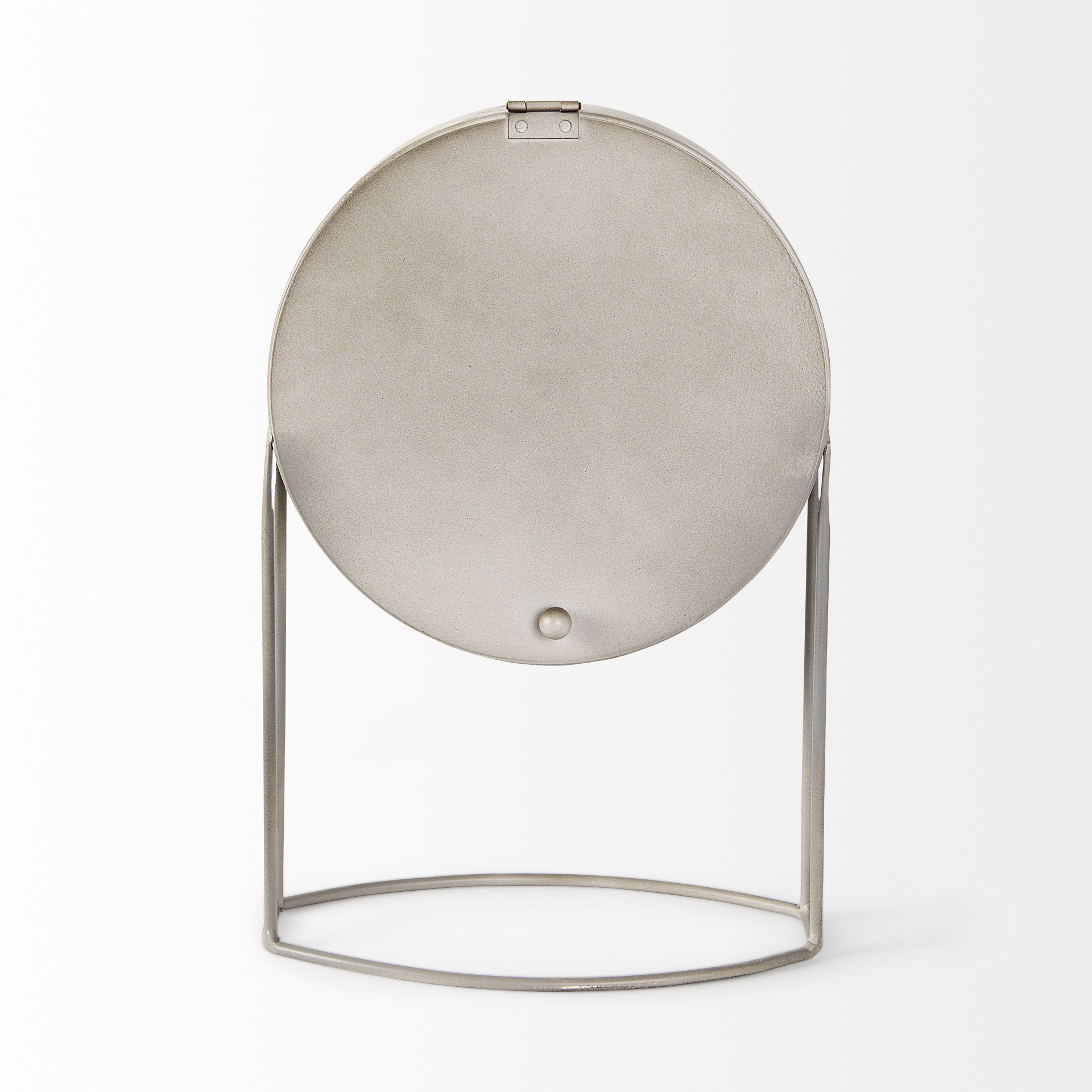 Aurus Matte Gray Metal Table Clock 5 Aurus Matte Gray Metal Table Clock - Image 5