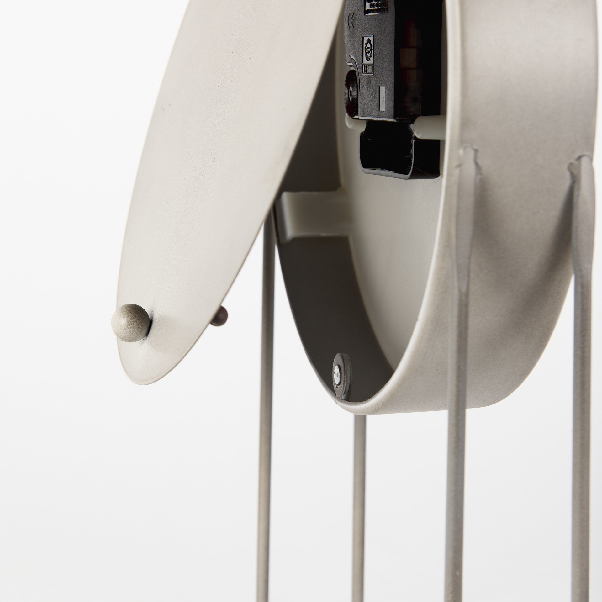 Aurus Matte Gray Metal Table Clock 8 Aurus Matte Gray Metal Table Clock - Image 8