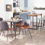 Austin Antique Industrial Dining Table 32 Inch