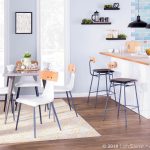 Austin Brushed Silver Industrial 32 Inch Dining Table 15 Austin Brushed Silver Industrial 32 Inch Dining Table