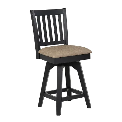 Autumn Winds Mission Back 24-Inch Swivel Counter Stool