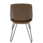 Avery Walnut Cream Mid-Century Modern Accent Chairs (Set of 2) 19 Avery Walnut Cream Mid-Century Modern Accent Chairs (Set of 2)