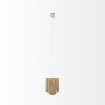Aviario 14.2 L x 14.2 W x 14.2 H Natural Cane Cylindrical Pendant Light