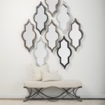 Ayla 55L x 17.6W x 18H Cream Fabric Seat W/ Antique Nickel Frame Bench