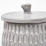 Azul (Large) 5L x 5W Gray Ceramic Detailed Decorative Box