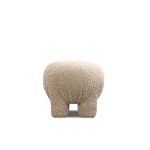 BIBI Fawn Fabric Foam Filled Ottoman 7 BIBI Fawn Fabric Foam Filled Ottoman