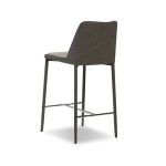 BILLINGS Dark Grey Fabric Counter Stool 10 BILLINGS Dark Grey Fabric Counter Stool
