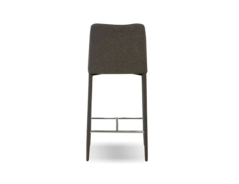 BILLINGS Dark Grey Fabric Counter Stool 5 BILLINGS Dark Grey Fabric Counter Stool - Image 5