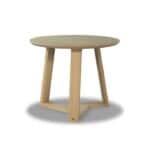 36 Inch Round Solid Wood Dining Table in Blonde