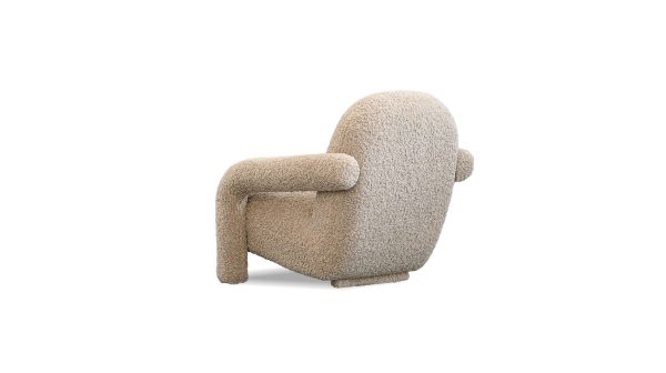 BLUME Fawn Fabric Foam Filled Lounge Chair 2 2