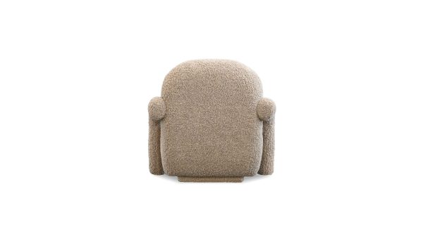 BLUME Fawn Fabric Foam Filled Lounge Chair 3 2