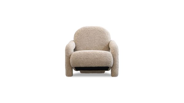 BLUME Fawn Fabric Foam Filled Lounge Chair 4 2