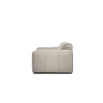 BOONE Taupe Italian Leather Sofa