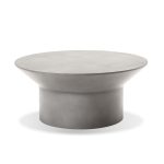 BORACAY Grey Fiber Cement Indoor Outdoor Coffee Table