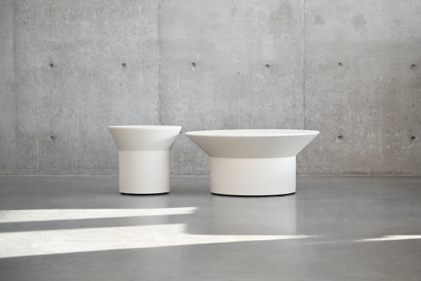 BORACAY Tapioca Solid Surface Indoor Outdoor End Table 1