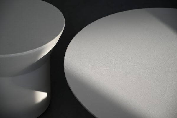 BORACAY Tapioca Solid Surface Indoor Outdoor End Table 2