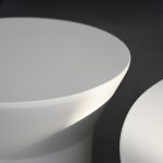BORACAY Tapioca Solid Surface Indoor Outdoor End Table