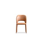 BOSCO Palomino Leather Metal Dining Chair