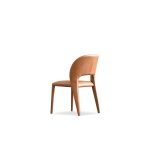 BOSCO Palomino Leather Metal Dining Chair