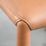 BOSCO Palomino Leather Metal Dining Chair