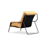 BREUER Antique Rum Leather Lounge Chair Charcoal Legs 10 BREUER Antique Rum Leather Lounge Chair Charcoal Legs