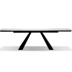 BRIDGE Carrara White Ceramic Extension Dining Table 9 BRIDGE Carrara White Ceramic Extension Dining Table