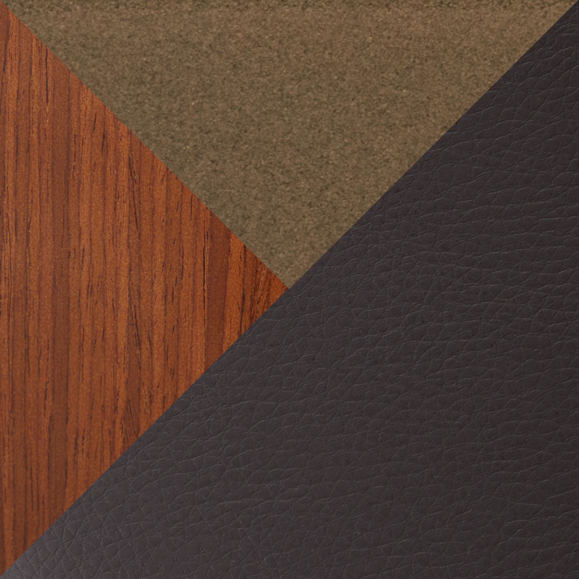 Bacci Brown Faux Leather Copper Contemporary Chairs (Set of 2) 8 Bacci Brown Faux Leather Copper Contemporary Chairs (Set of 2) - Image 8