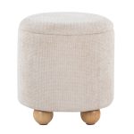 Bacci Contemporary Beige Fabric Storage Ottoman Set Natural Wood (Set of 2) 22 Bacci Contemporary Beige Fabric Storage Ottoman Set Natural Wood (Set of 2)