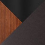 Bacci Contemporary Brown Faux Leather and Walnut Office Chair 14 Bacci Contemporary Brown Faux Leather and Walnut Office Chair