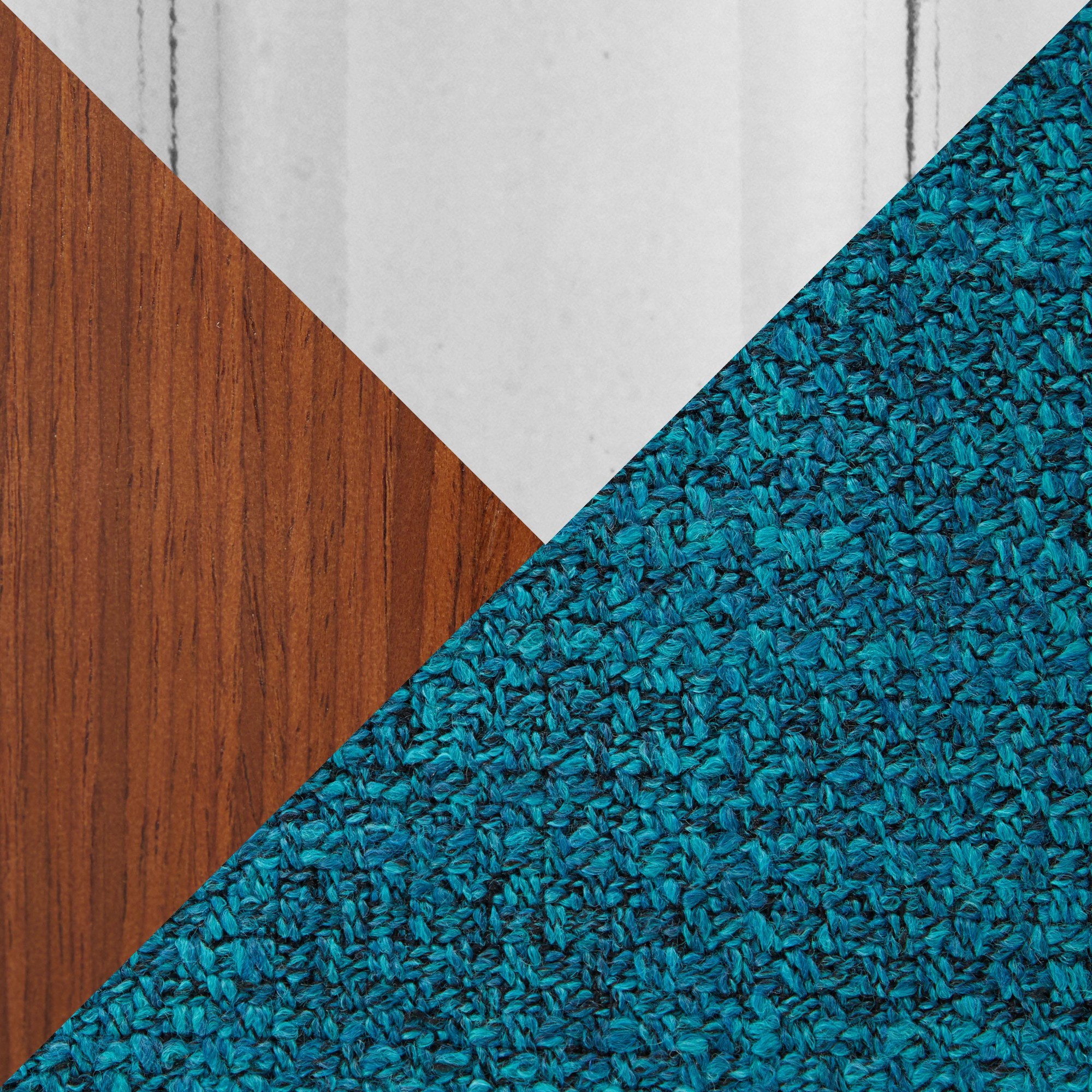 Bacci Teal Contemporary Office Chair Chrome and Walnut 7 Bacci Teal Contemporary Office Chair Chrome and Walnut - Image 7