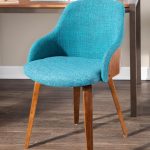 Bacci Teal Walnut Mid-Century Modern Accent Chairs (Set of 2) 14 Bacci Teal Walnut Mid-Century Modern Accent Chairs (Set of 2)